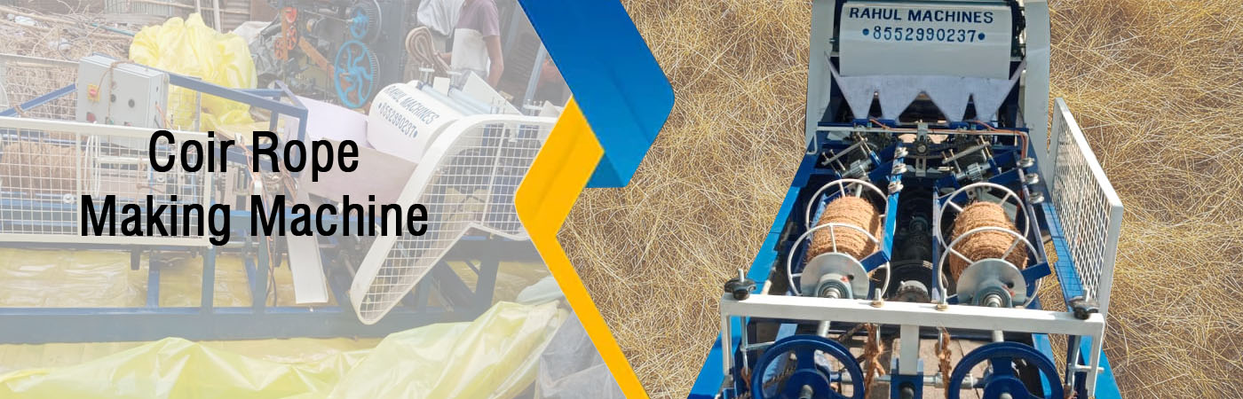Coir Rope Making Machine, Coconut Extraction Machine and Defibring machine, Coconut Dehusking Machines, Fiber Extraction or Defibering Machines